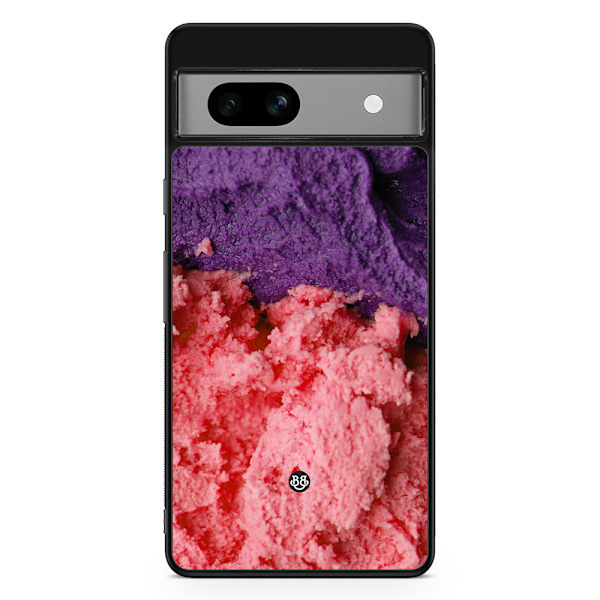 Bjornberry Google Pixel 7a Skal - Glass rosa/lila