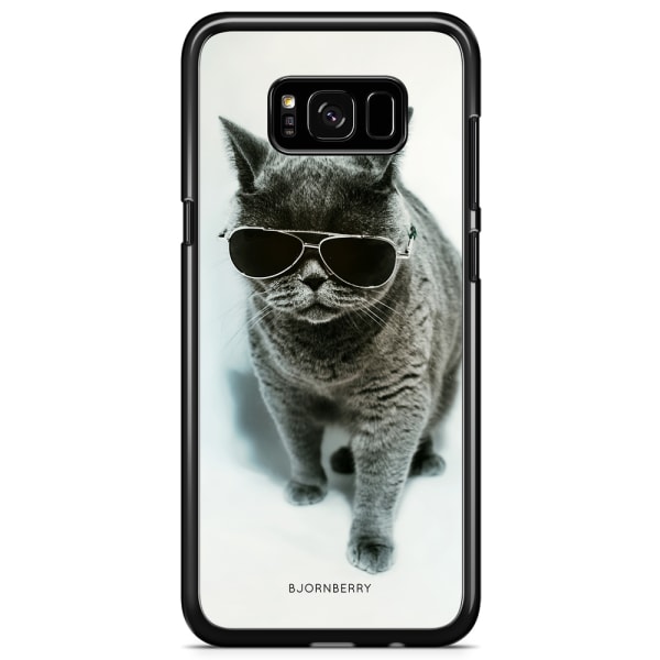 Bjornberry Skal Samsung Galaxy S8 - Katt Glasögon