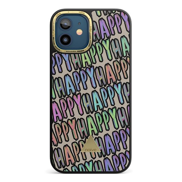 Naive iPhone 12 Skal - Happy