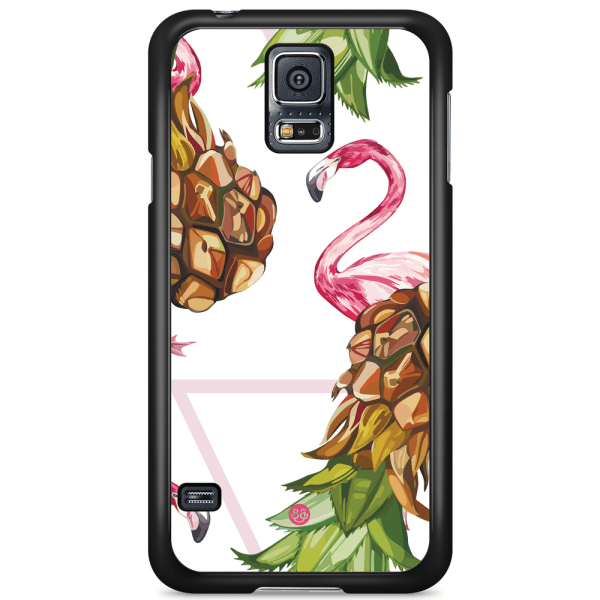 Bjornberry Skal Samsung Galaxy S5 Mini - Ananas & Flamingo