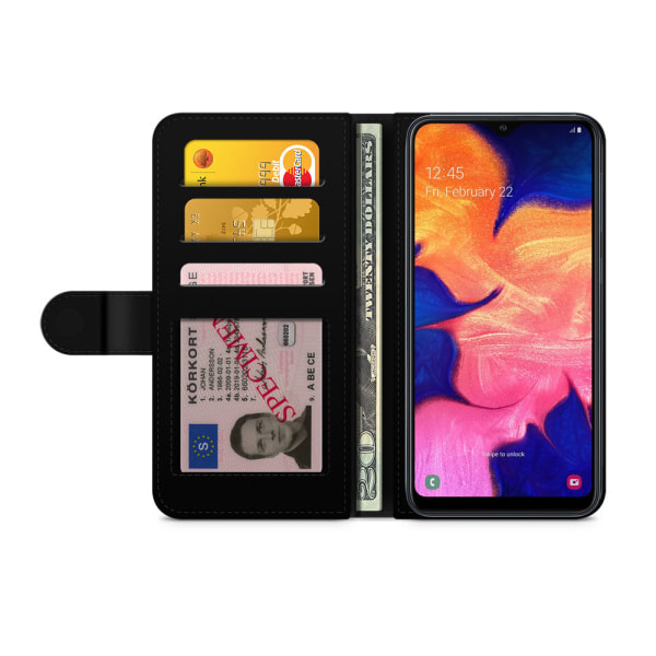 Bjornberry Fodral Samsung Galaxy A10 - Blå Marmor