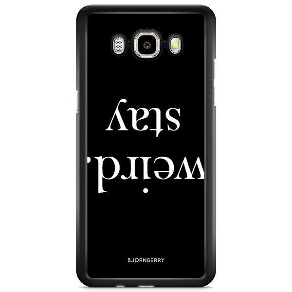 Bjornberry Skal Samsung Galaxy J3 (2016) - STAY WEIRD Vit