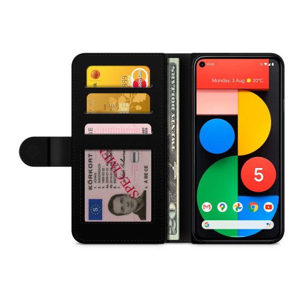 Bjornberry Plånboksfodral Google Pixel 5 - Kattögon