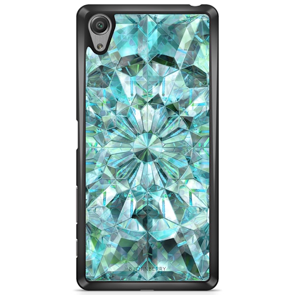 Bjornberry Skal Sony Xperia XA1 - Gröna Kristaller
