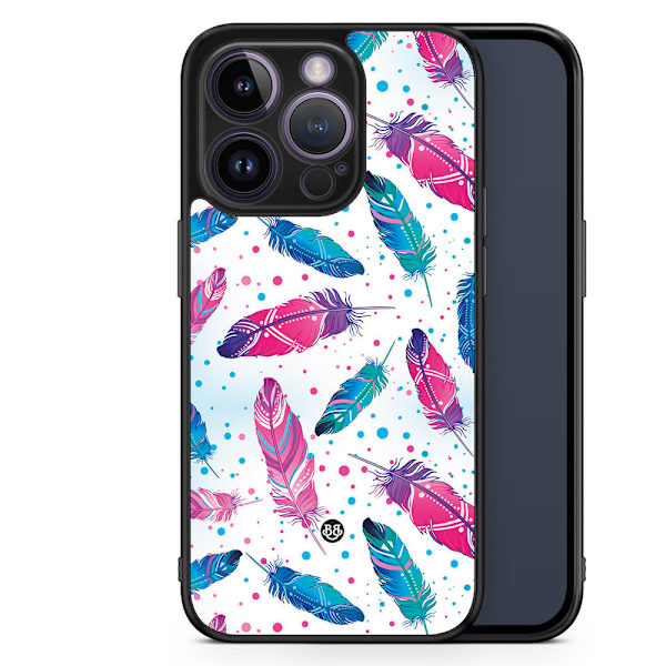 Bjornberry Skal iPhone 14 Pro -Fjädrar