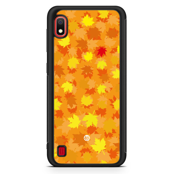 Bjornberry Skal Samsung Galaxy A10 - Orange/Röda Löv
