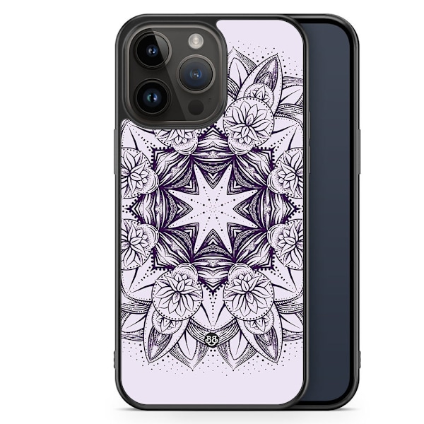 Bjornberry Skal iPhone 14 Pro Max - Lila Mandala
