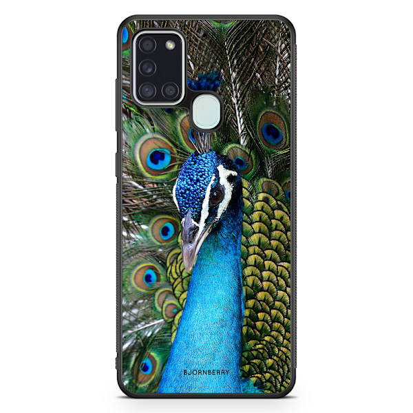 Bjornberry Skal Samsung Galaxy A21s - Påfågel