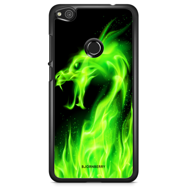 Bjornberry Skal Huawei Honor 8 Lite - Grön Flames Dragon