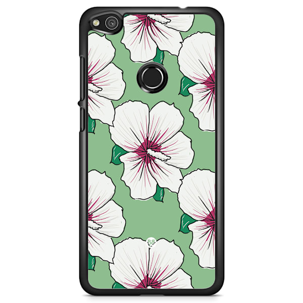 Bjornberry Skal Huawei Honor 8 Lite - Gräddvita Blommor