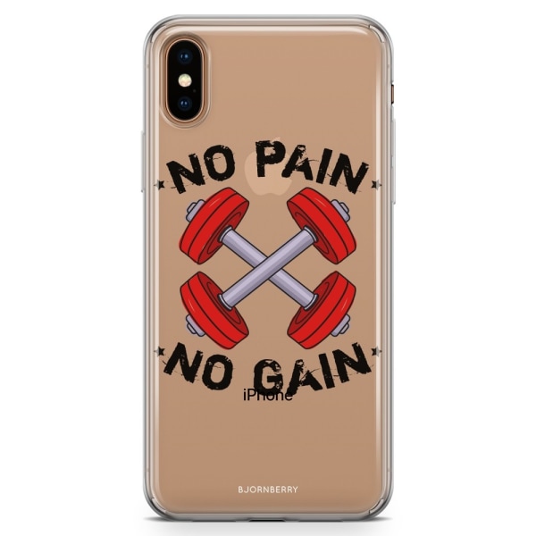 Bjornberry Hybrid Skal iPhone Xs Max  - No Pain No Gain