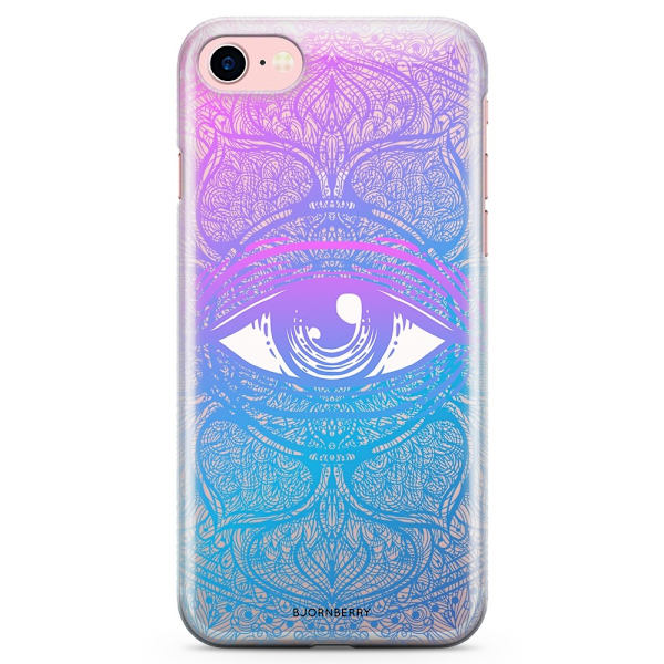 Bjornberry iPhone 7 TPU Skal - Mandala Öga