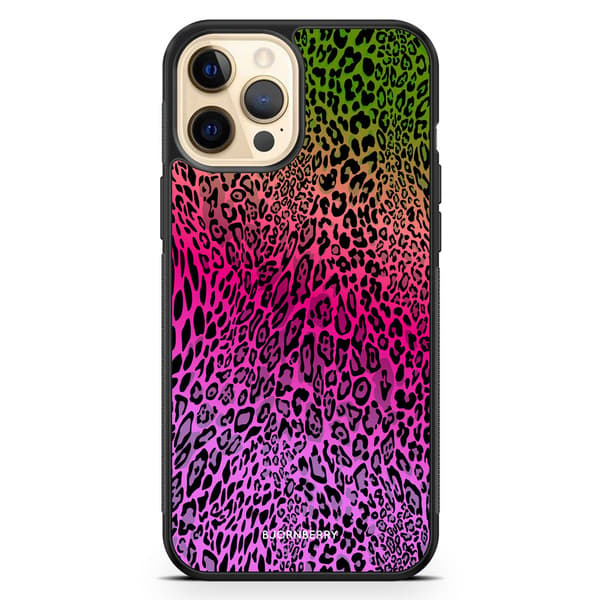 Bjornberry Hårdskal iPhone 12 Pro Max - Gradient Leopard