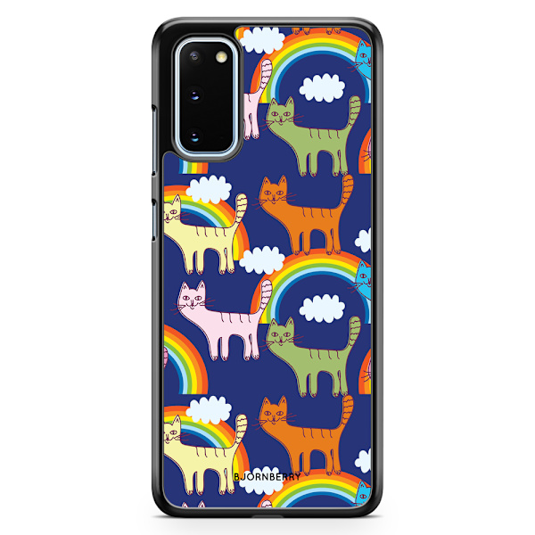 Bjornberry Skal Samsung Galaxy S20 - Katter & Regnbågar