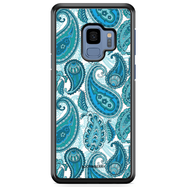 Bjornberry Skal Samsung Galaxy A8 (2018) - Blå Paisley