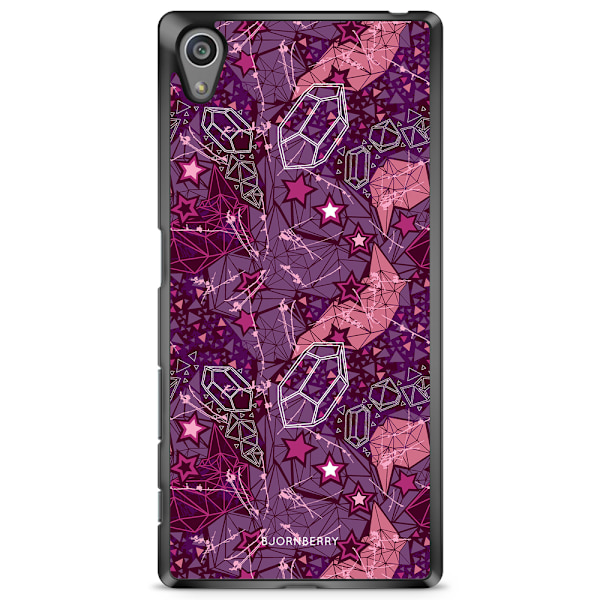 Bjornberry Skal Sony Xperia Z5 - Lila Stjärnor