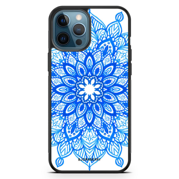 Bjornberry Hårdskal iPhone 12 Pro - Blå Mandala