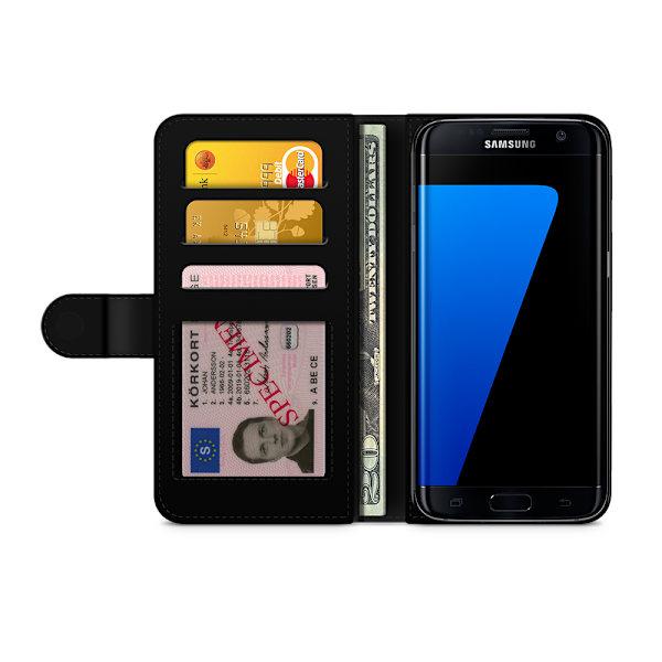Bjornberry Fodral Samsung Galaxy S7 Edge - Grå Leopard