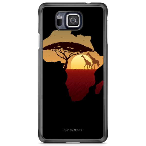 Bjornberry Skal Samsung Galaxy Alpha - Afrika Svart