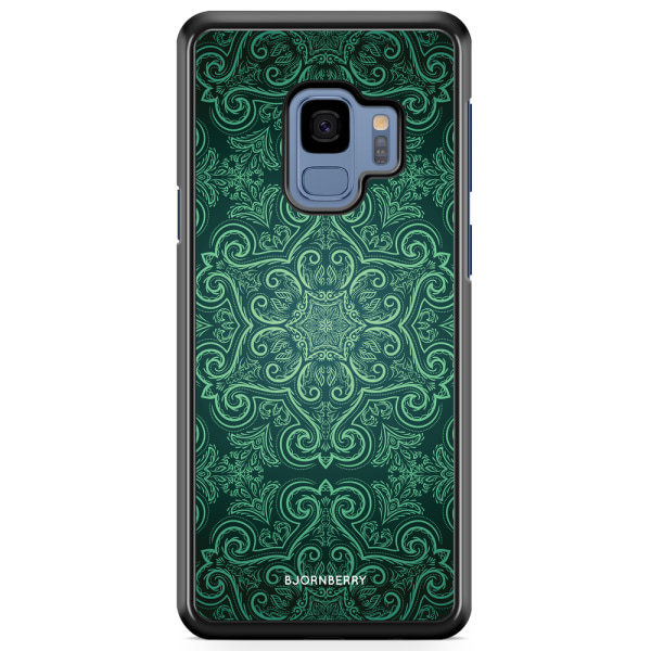 Bjornberry Skal Samsung Galaxy A8 (2018) - Grön Retromönster