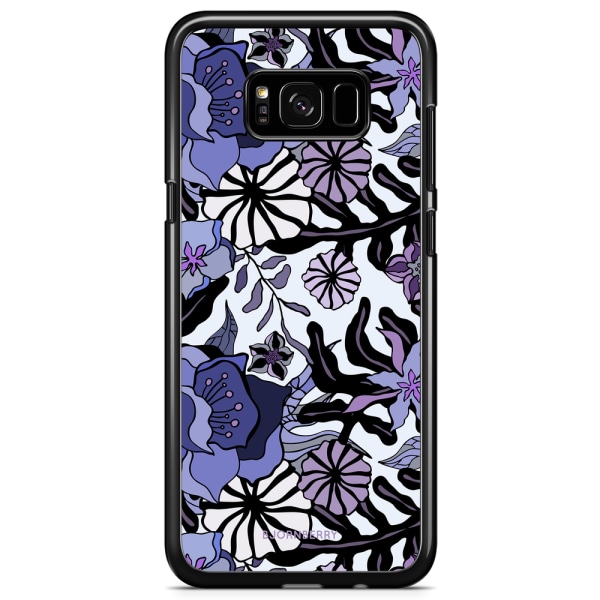 Bjornberry Skal Samsung Galaxy S8 - Lila Blommor