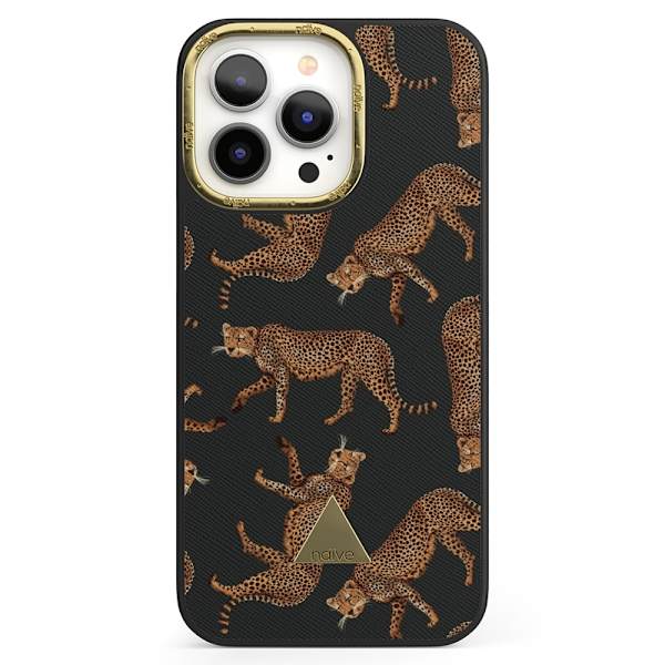 Naive iPhone 13 Pro Skal - Cheetah