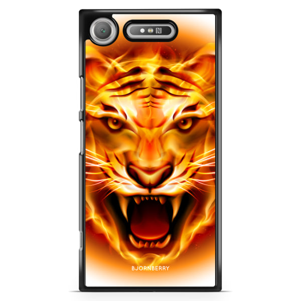 Bjornberry Sony Xperia XZ1 Compact Skal - Flames Tiger