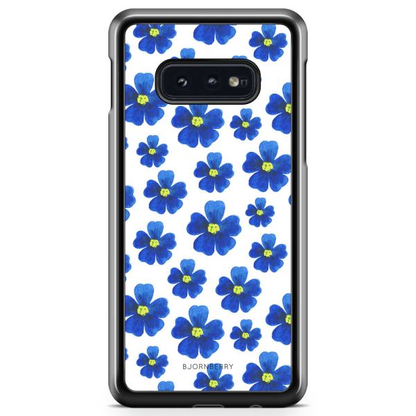 Bjornberry Skal Samsung Galaxy S10e - Blå Blommor