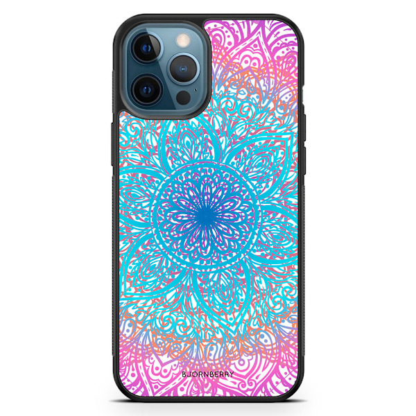 Bjornberry Hårdskal iPhone 12 Pro - Pastell Mandala