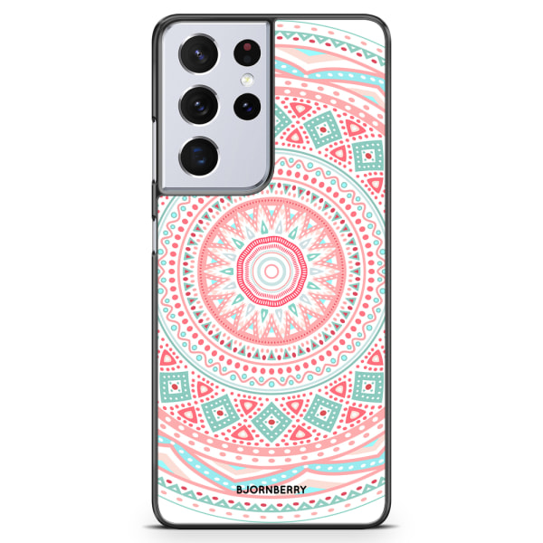 Bjornberry Skal Samsung Galaxy S21 Ultra - Pastell Mandala