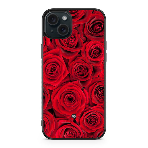 Bjornberry Skal iPhone 15 Plus - Röda Rosor