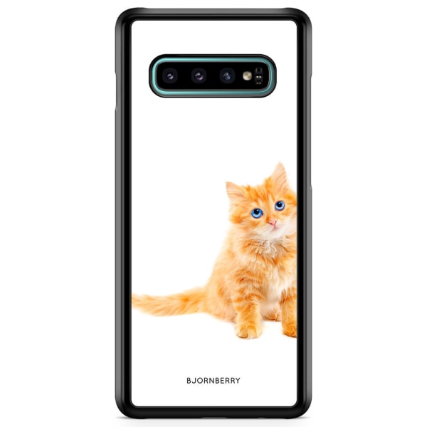 Bjornberry Skal Samsung Galaxy S10 Plus - Liten Brun Katt