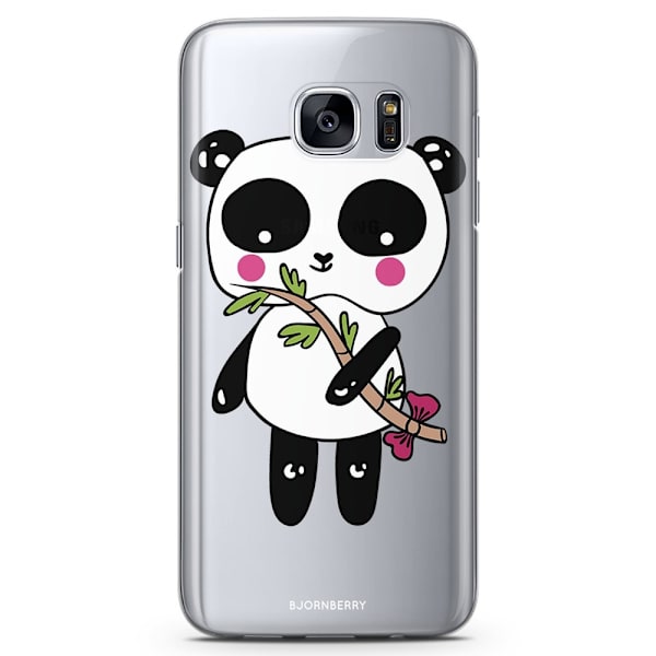 Bjornberry Samsung Galaxy S6 Edge TPU Skal -Söt Panda