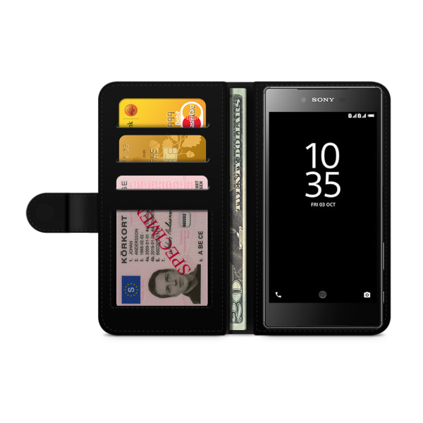 Bjornberry Fodral Sony Xperia Z5 Premium - Kompass Med Bakgrund