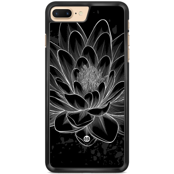 Bjornberry Skal iPhone 7 Plus - Svart/Vit Lotus