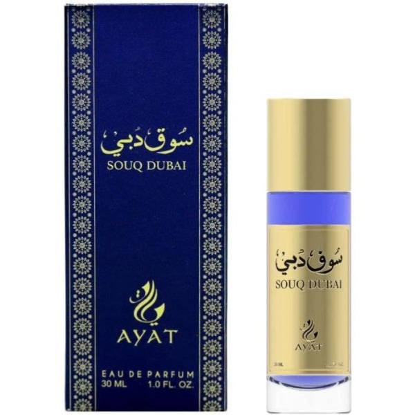 Ayat Parfymer – Eau de Parfum SOUQ DUBAI 30ml EDP Oriental Arab – Original unisex presentidé – passionsfrukt, pion