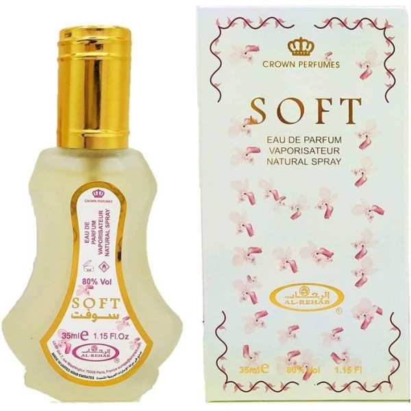 Lot Of 6 Musk Parfym Soft AL REHAB 35ml Eau de Parfum Unisex Arabian Parfym Man Oud Woman Attar Oriental Halal NOTES: Caramel[371]