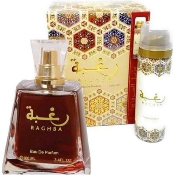 Parfymlåda Raghba LATTAFA Eau de Parfum 100ML + Deodorant 25ML