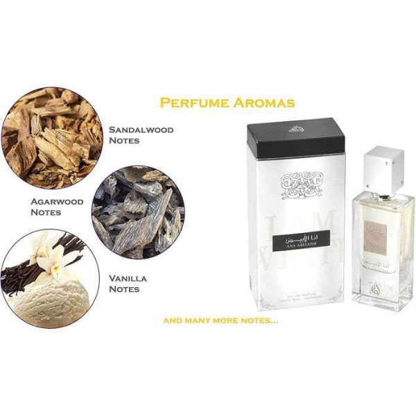 Eau de Parfum Ana Abiyedh 60ml av Lattafa My Perfumes – Oriental Parfum – Unisex
