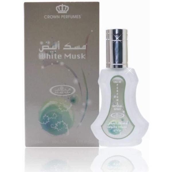 Lot Of 6 Musk Parfume White Musk AL REHAB 35ml Eau de Parfum Unisex Arab Parfume til Mænd Oud Kvinder Attar Oriental Halal NOTER: É[356]