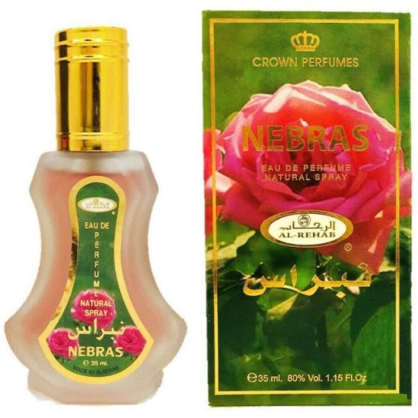 Lot Of 6 Musk Parfym Nebras AL REHAB 35ml Eau de Parfum Unisex Arabian Parfym Man Oud Woman Attar Oriental Halal ANMÄRKNINGAR: Parfu[471]