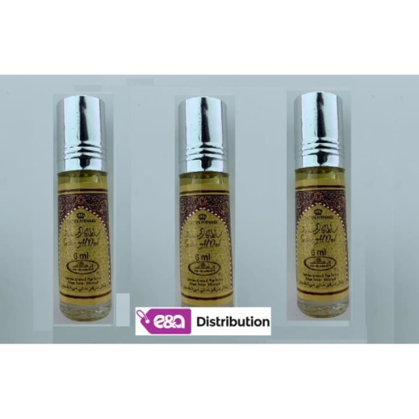 PAKKE MED 3 SULTAN AL OUD DE AL REHAB PARFUME MUSKS - 6ML