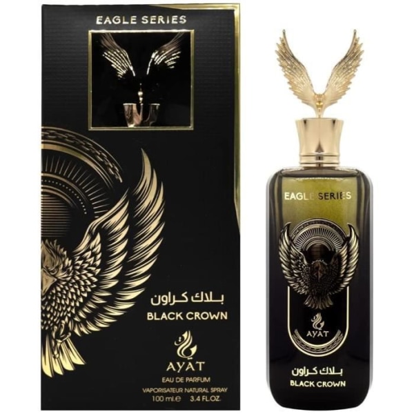 Eau de Parfum EAGLE SERIES BLACK CROWN 100ml EDP Oriental Arab – Unisex – Arabisk doft Tillverkad i Dubai- Jasmin, Cedar, Patchouli