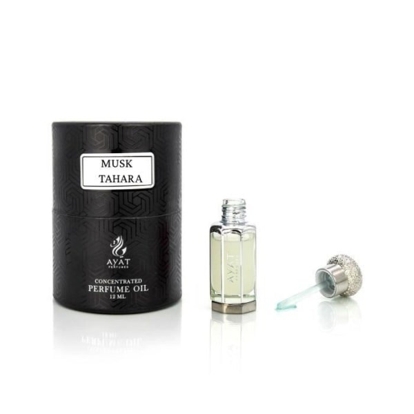AYAT PARFYMER – Musk Tahara parfymextrakt 12ml | Tillverkad i Dubai | Unisex alkoholfri | Långvarig arabisk doftolja