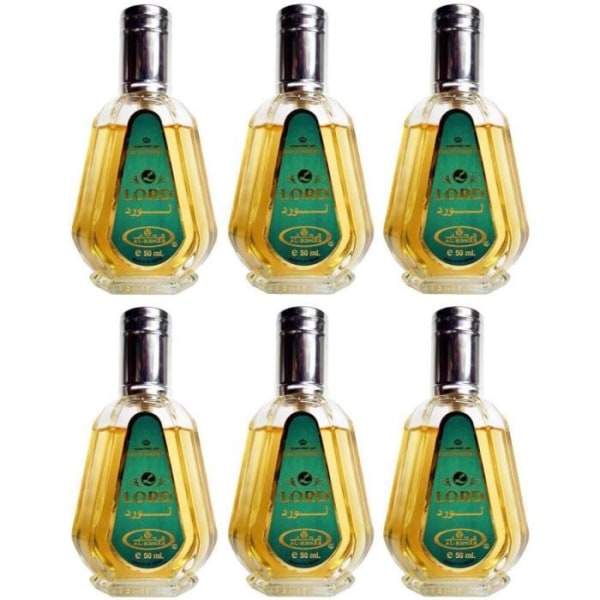Lot Of 6 Musk Parfym Lord AL REHAB 50ml Eau de Parfum Unisex Arabian Parfym Man Oud Woman Attar Oriental Halal ANMÄRKNINGAR: Balsami[492]