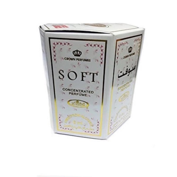 Paket med 6 Musk Parfum Al Rehab Soft 6ml 100% olja