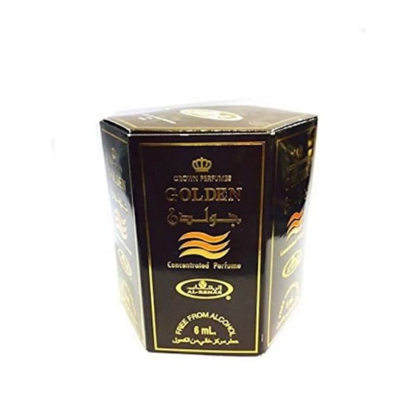 Paket med 6 Musk Parfum Al Rehab Golden 6ml 100% olja