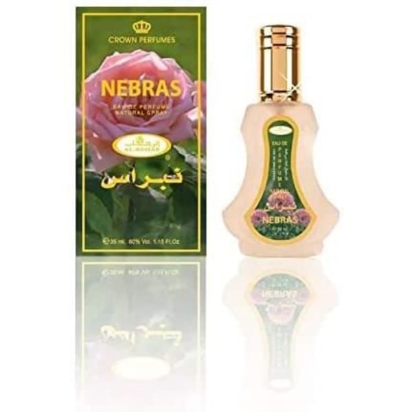 Parti med 6 Musk Parfume Nebras AL REHAB 35ml Eau de Parfum Unisex arabisk parfume til mænd Oud Kvinder Attar Oriental Halal NOTE: Parfu[471]