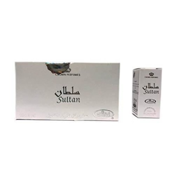 Paket med 12 Al Rehab Sultan Musk Parfym 3ml 100% olja