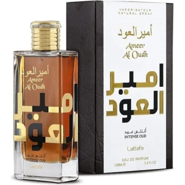 Eau de Parfum AMEER AL OUDH INTENSE OUD 100 ml Doft Arab de Dubai för kvinnor Notera: Vanilj, träig, puderig och söt